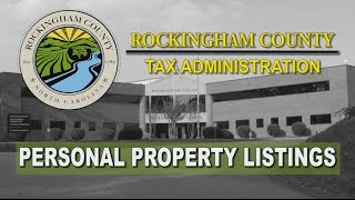 Personal Property Listings Tutorial