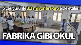 Fabrika Gibi Okul, 25 Çeşit Ürünle 3 3 Milyon Lira Ciro Elde Ettiler İha