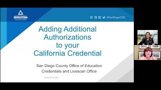 SDCOE Credentials_ Adding Additional Subjects to your California Credential