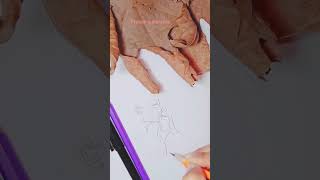 #Howto #Draw #romantic #couple #drawing #love #kiss #forehead #viral #shortvideo#trending #easy#art