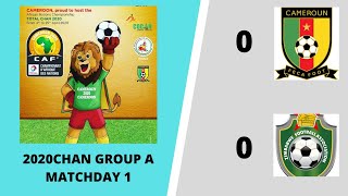 CRTV - 2020 CHAN MATCH DAY 1 - GROUP A - 1st HALF - (CAMEROON 0 # 0 ZIMBABWE) - 16th January 2021