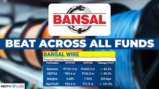 Bansal Wire Industries Reports Robust Growth, Expands Capacity | NDTV Profit