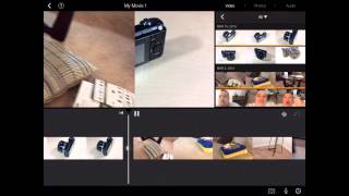 iMovie for iPad Tutorial 2015 - Adding Transitions and Splitting Video Clips