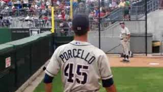 Rick Porcello bullpen session -- DFSEdge.com