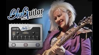 Jennifer Batten BluGuitar Amp1 guitar clinic at RichTone Music UK