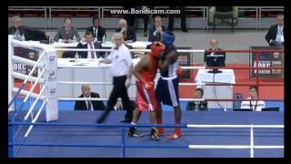 Rock Darmani(USA)-Peter Kadiru(GER) Youth world boxing championships final 91+kg