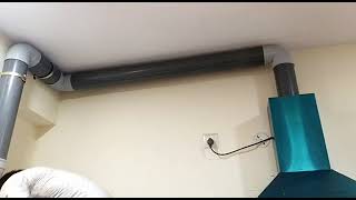 kitchen chimney installation and pbc pipe fitting