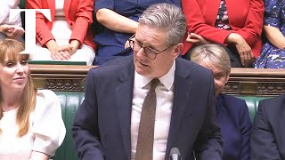 LIVE: Keir Starmer grilled at Prime Minister's Questions