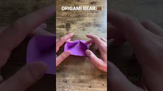 How to make a paper bear origami | easy bear origami tutorial | best origami instructions | paperart
