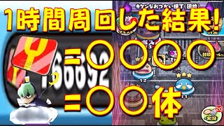 【時給少ない?多い?普通?ノーカットで1時間周回した結果】1時間でYポイントがコレだけ稼げてTETSUYAがコレだけ出る　妖魔人 シオンの知られざる野望　妖怪ウォッチぷにぷに Yo-kai Watch