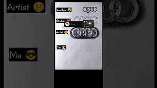 Audi logo drawing ❤️ pro level