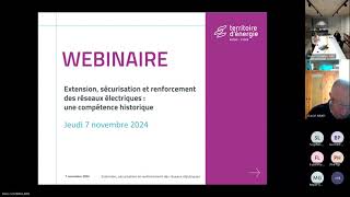 WEBINAIRE #5 - Extension, sécurisation et renforcement des réseaux électriques