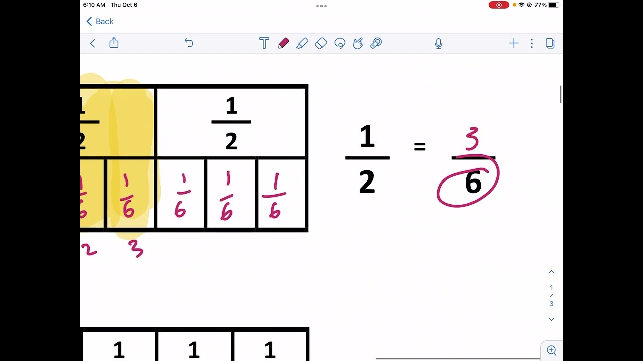 Math Salamanders Equivalent Fractions Sheet 2 Youtube