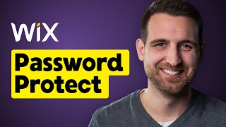 How To Password Protect Your Site on Wix