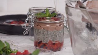 Acai Chia Layered Breakfast Jar - Juice Plus+® Recipes