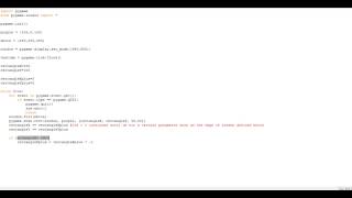Pygame tutorial-9-Bouncing rectangle