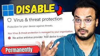 Disable Microsoft Defender Antivirus PERMANENTLY in Windows 11 (2025)