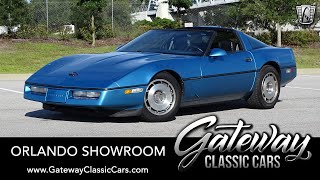 1987 Chevrolet Corvette Targa Top For Sale Gateway Classic Cars Orlando #1753