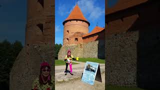 立陶宛特拉凱水中城堡皇宮歷史博物館 History museum. Trakai Island Castle Lithuania建於1400年.完成於1409年/2003年UNESC