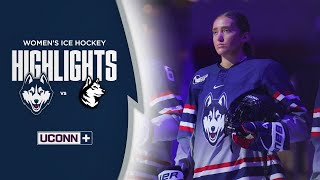 HIGHLIGHTS | UConn Women's Ice Hockey vs. Northeastern