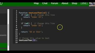 Comparison with the Less Than Operator, freeCodeCamp Basic Javascript