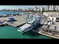 mersin marina 160 ton travel lift operasyonu