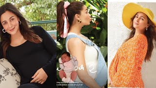 Pregnant Alia bhatt flaunting baby bump! Showing her pregnancy beautiful moments