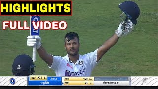 India vs New Zealand 2nd Test Day 1 Full Highlights, Ind Vs Nz Day 1 Full Highlights, MAYANK SAHA
