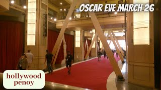 One more day before Oscars 2022 | 4k | hollywood set up