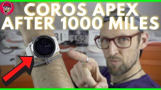 COROS APEX after 1000 MILES OF USE | Long term review of this fantastic premium watch | EDDBUD