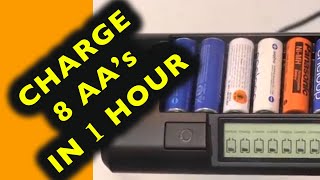 Best AA AAA Ni-MH Battery Charger - Review Powerex Maha MH-C801D