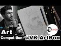 How to draw vicky kaushal outline for art competition | @VK ArtBox