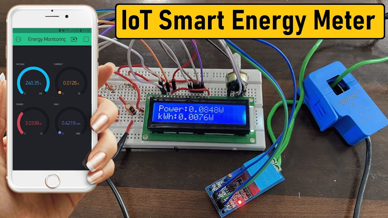 Iot Based Smart Energy Meter Using Nodemcu Esp8266 49 Off