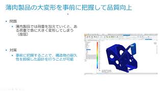 【20分で解説】設計者が“ラク”して“儲かる製品”を作るための4つの業務改善ポイント～構造解析編