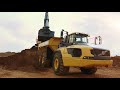 a60h articulated hauler u0026 ec950e excavator the perfect match