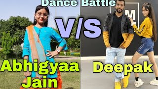 Chatak Matak | Ankh Marey | Abhigyaa Jain Dance VS Deepak | Abhigyaa Dancer | @dancewithalisha