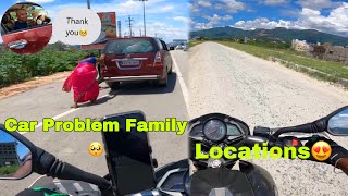 Pileru ghat road ride part -1 || Car breakdown family need help 🥺