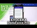 How to Activate Google Backup in KYOCERA DuraForce Pro – Protect Data