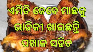 ଏମିତି କେବେ ମାଛକୁ ଭାଜୀକି ଖାଇଛନ୍ତି ପଖାଳ ସହିତ