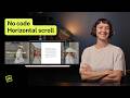 Squarespace horizontal scroll | The complete no code tutorial