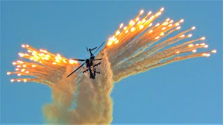 Rooivalk Attack Helicopter || Acrobatics \u0026 Angel Flare || African Aerospace and Defense 2022 (AAD)