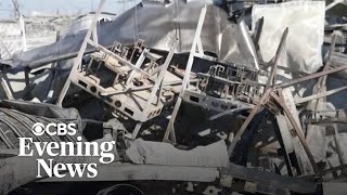 Drone footage shows charred aftermath of UPS plane crash as community mourns victims