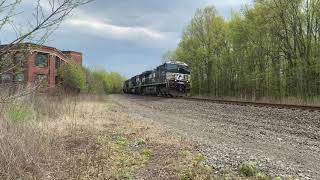 NS AC44C6M #4242 Leads SD70ACC Pair on Westbound Manifest 11V at Lake Street- 5/17/2020