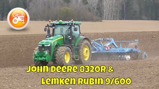 Tillage 2021 | John Deere 8320R \u0026 Lemken Rubin 9/600 KUA disc harrow