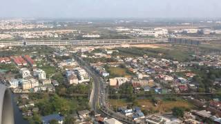 ANA All Nippon Airways NH 953 NRT-BKK March 8th 2014 - Landing