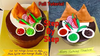 Food Lover Samosa Birthday Cake | Samosa Theme Birthday Cake | Foodie Birthday Cake