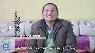 #RealLifeXinjiang: A farmer's carefree life