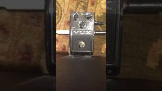 Vox valvetone v810 - overdrive pedal demo