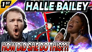 Angelic!! Halle Bailey | Can You Feel the Love Tonight Vocal Coach Reaction