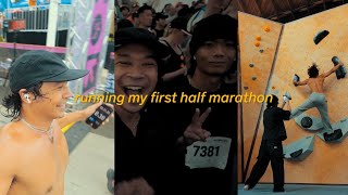 running my first half marathon